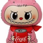 Pink New Cartoon Foil Balloon Cartoon Theme Foil Balloon Character Aluminium Foil Balloon Unique Cartoon Theme Party Decor