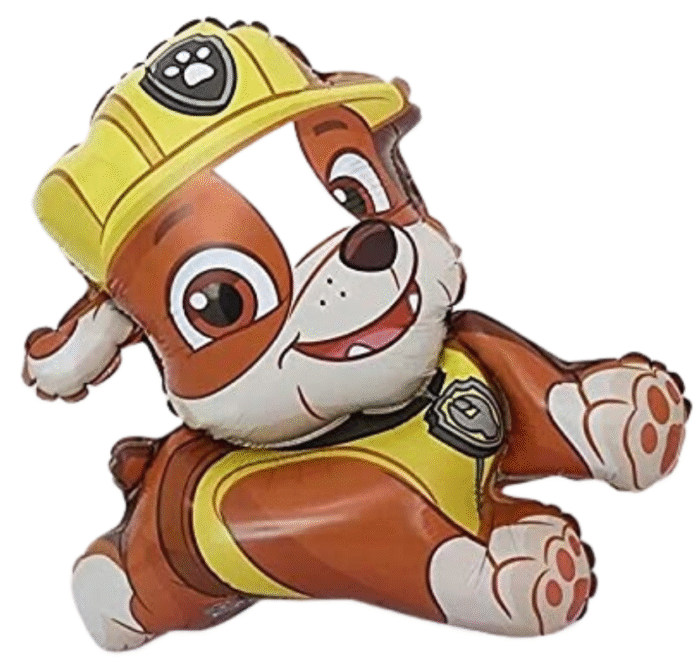 MPS MY PARTY SUPPLIERS® Set of 5 Cartoon dog foil balloon, cute animal dog balloons, jungle theme birthday decoration, animal theme - Image 5