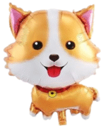 MPS MY PARTY SUPPLIERS® Set of 5 cute dog foil balloon, animal paw balloons, jungle theme, golden star balloons, Dog Puppy Foil Balloon for Kids, Foil Balloon for Dog Pet Birthday Decoration Supplies - Image 7