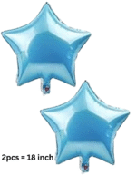 MPS MY PARTY SUPPLIERS® Set of 5 Animation girl foil balloon, animation Theme Party, Balloons kids Party Decoration, Cartoon Foil Balloon, blue star balloons - Image 5