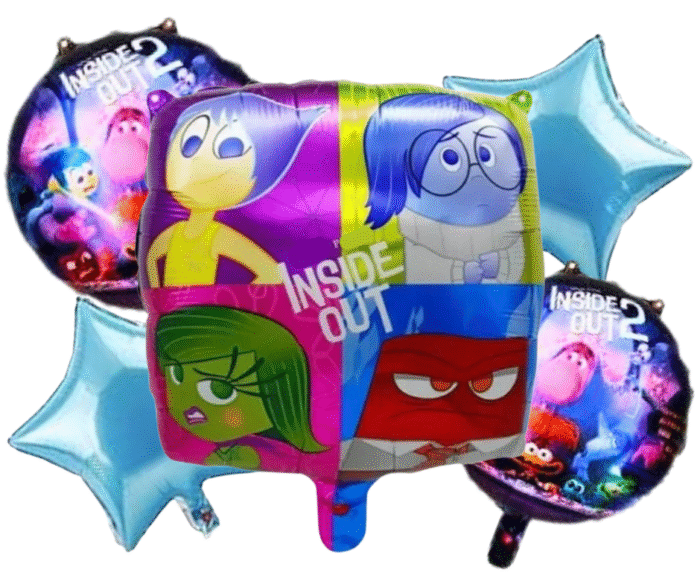 balloon (57) MPS MY PARTY SUPPLIERS® Set of 5 Animation girl foil balloon, animation Theme Party, Balloons kids Party Decoration, Cartoon Foil Balloon, blue star balloons - Image 1