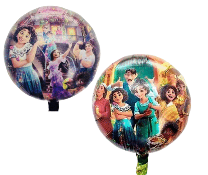 MPS MY PARTY SUPPLIERS® Set of 5 Isabella Foil Balloons, Moana Foil Balloons, Princess Theme Balloons for girls Party Decoration, Cartoon Balloon, purple star balloon, moana theme birthday decoration - Image 3