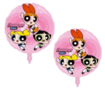 MPS MY PARTY SUPPLIERS® Set of 5 Cartoon character foil balloons Powerpuff girls, cartoon balloons for kids birthday decoration, golden star balloons - Image 3