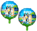 MPS MY PARTY SUPPLIERS® Set of 5 Cartoon dog foil balloon, cute animal dog balloons, jungle theme birthday decoration, animal theme, star balloons - Image 4