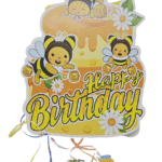 MY PARTY SUPPLIERS Honey Bee Pinata, Happy Bithday Khoi Bag, Bee Pull String Pinata/Party Pinata/Goodies Bag, Yellow Honey Bee Pinata, Kids Bee Themed Birthday Party Supplies, Animal Theme Parties