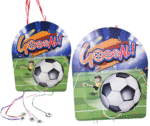 MPS MY PARTY SUPPLIERS® 1pc Soccer Football Theme Pull String Pinata Khoi Bag Kids Party Goodie Bags Sport Theme Party Supplies for Children Football Theme Birthday Decorations Return Gift Ideas - Image 3