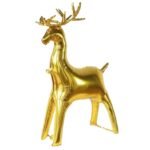 1pc 67inch Self standing Reindeer Christmas foil balloon, Foil Balloons decorations, Christmas Standing Elk Balloon Golden color, xmas balloon decorations
