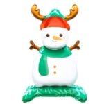 1pc 34 * 63cm Self standing White Snowman Christmas foil balloon, Snow man Foil Balloons decorations, Christmas festive Decor, xmas balloon decorations, merry christmas balloon