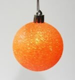 Pastel Color Glitter Christmas Tree Hanging Baubles – 12 Pcs | Soft Tone Xmas Decoration Balls for Tree, Party, Home & Holiday Décor - Image 5