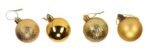 Jagmag® Golden Christmas Tree Hanging Baubles – 16 Pcs | Glitter & Matte Finish Xmas Ornaments | Christmas Decoration Balls for Tree, Party, Home Décor - Image 3