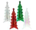 1pc Red Self-Standing Christmas Tree Foil Balloon, 183×76×76cm | Festive Tree Shape Foil Balloon for Merry Xmas Decorations, Christmas Party Décor, Holiday Balloon - Image 2