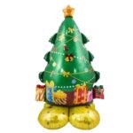 1pc Self Standing Christmas tree foil balloons, tree Shape Foil Balloons decorations, merry xmas tree festive Decor, xmas balloon decorations, tree balloons