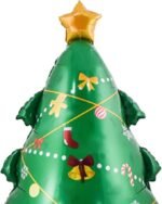 1pc Self Standing Christmas tree foil balloons, tree Shape Foil Balloons decorations, merry xmas tree festive Decor, xmas balloon decorations, tree balloons - Image 4