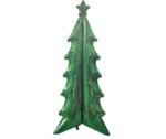 1pc Green Self-Standing Christmas Tree Foil Balloon, 183×76×76cm | Christmas Tree Shape Foil Balloon for Xmas Party Decorations, Holiday Home Decor, Festive Balloon