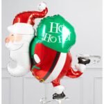 Ho Ho Ho! Santa Clause Balloon, Merry Christmas Xmas Theme Foil Balloons for Christmas Party Decorations, Santa Foil Balloon 66 * 88cm - Image 2