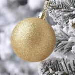 27pcs Christmas Decorations Hanging Balls (4cms) for Christmas Tree Decoration Item, Fancy Xmas Decor, Shatterproof Xmas Tree Decor Balls (Golden) - Image 3