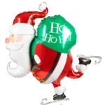Ho Ho Ho! Santa Clause Balloon, Merry Christmas Xmas Theme Foil Balloons for Christmas Party Decorations, Santa Foil Balloon 66 * 88cm