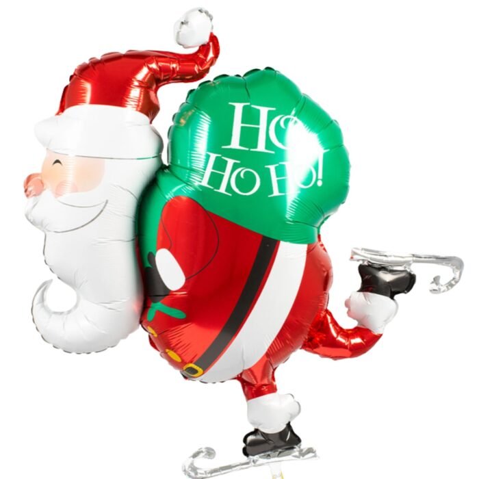 Ho Ho Ho! Santa Clause Balloon, Merry Christmas Xmas Theme Foil Balloons for Christmas Party Decorations, Santa Foil Balloon 66 * 88cm - Image 1