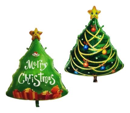 My Party Suppliers® Christmas tree foil balloon, Christmas tree Balloon for Christmas Decoration Merry Christmas, Xmas Balloons (1pcs)