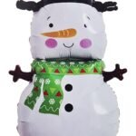 My Party Suppliers® Christmas Snowman foil balloon, Snowman Balloon for Christmas Decoration Merry Christmas, Xmas Balloons