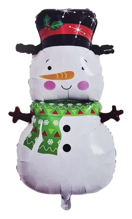 My Party Suppliers® Christmas Snowman foil balloon, Snowman Balloon for Christmas Decoration Merry Christmas, Xmas Balloons