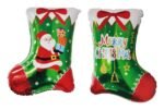 Jagmag® Christmas Socks foil balloon, Sant Clause Boot Balloon for Christmas Decoration Merry Christmas, Xmas Balloons