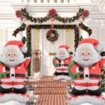 1Pc 120cm Self standing Santa Claus Christmas foil balloon, Santa Claus Foil Balloons decorations, Christmas festive Decor, xmas balloon decor, merry christmas santa decor - Image 5