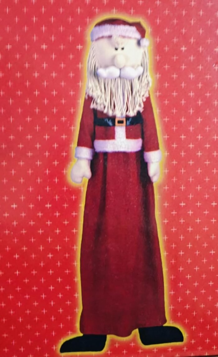 1pc 52inch Santa Claus, Christmas Hanging Ornaments, Super Cute Christmas Plush Toys Standing Santa Clause, Christmas Decorations Items, Merry Christmas Santa - Image 2