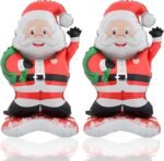 1Pc 120cm Self standing Santa Claus Christmas foil balloon, Santa Claus Foil Balloons decorations, Christmas festive Decor, xmas balloon decor, merry christmas santa decor - Image 3