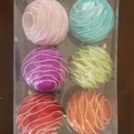 My Party Suppliers Multicolor -Christmas Tree Glitter Xmas Party Hanging Craft Ball Decor Baubles