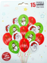 15pcs Christmas Theme latex Balloons for Decoration, Christmas Party Supplies, Balloons for xmas Party Decoration, Santa claus latex Balloon, Snow man balloons - Image 2