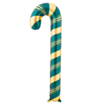 1pc 36 * 73cm Green Candy cane foil balloon, Candy Stick Shape Foil Balloons decorations, Christmas festive Decor, xmas balloon decorations, merry christmas balloon
