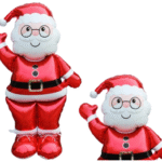1pc 39inch Self standing Santa Claus Christmas foil balloon, waving hand Santa Claus Balloons, Christmas festive Decor, merry xmas santa balloons