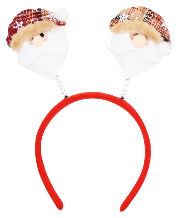1 pc Christmas theme hairband, snowman hair accessories, Hair tie for Kids, christmas costume, merry christmas santa, Return Gift ideas for Girls - Image 1