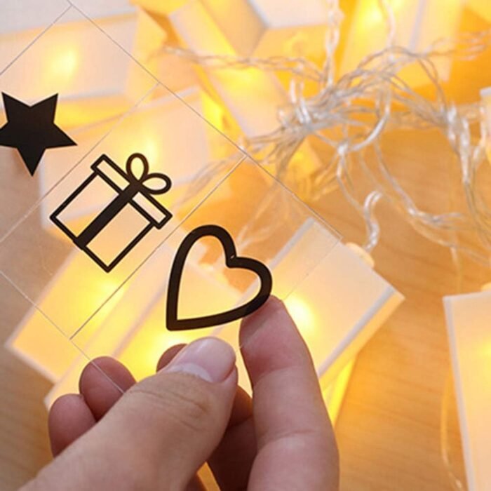 Lights for Christmas Decoration, Santa Claus led Lights, Warm White Glow Christmas Lights for Tree, Christmas led Decoration (Box Lights Battery Operated) - Image 2