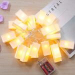 Lights for Christmas Decoration, Santa Claus led Lights, Warm White Glow Christmas Lights for Tree, Christmas led Decoration (Box Lights Battery Operated)