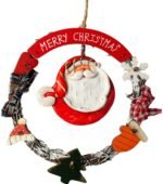 1pc Merry Christmas Hanging Round Ornaments - Image 4