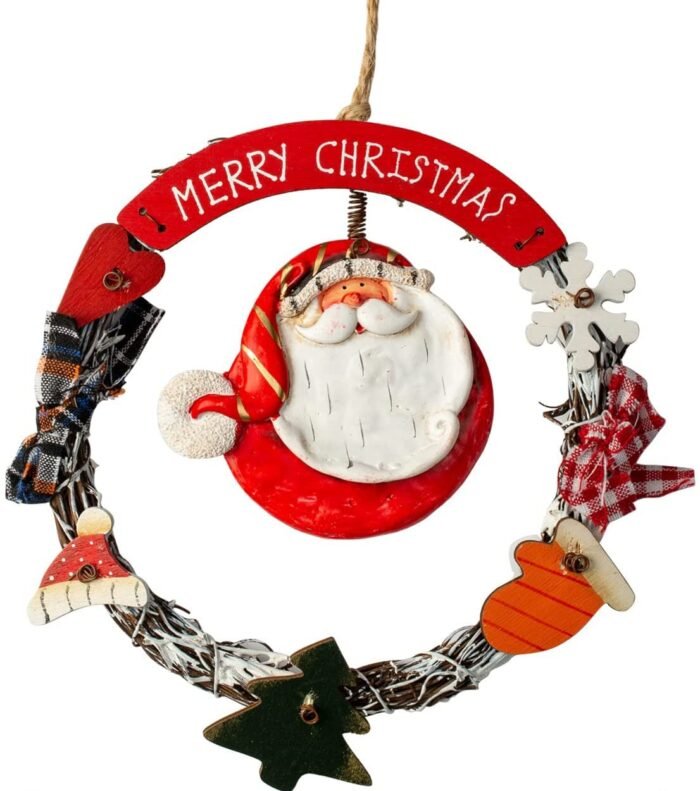 1pc Merry Christmas Hanging Round Ornaments - Image 4