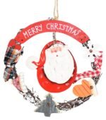 1pc Merry Christmas Hanging Round Ornaments - Image 3