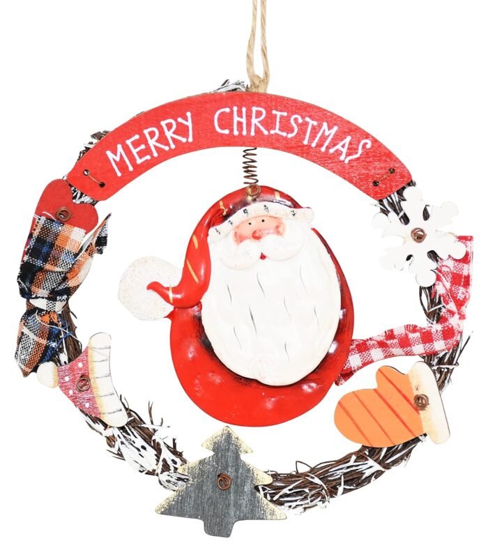 1pc Merry Christmas Hanging Round Ornaments - Image 3