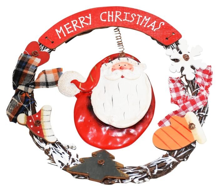 1pc Merry Christmas Hanging Round Ornaments - Image 2