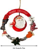 1pc Merry Christmas Hanging Round Ornaments