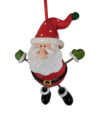 MY PARTY SUPPLIERS® Cute Bouncing Santa Claus Hanging Ornament for Christmas Tree & Home Decoration