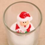 4Pcs Christmas Tea Lights Candles Snowman Santa Tree Shape Cup Candle Decorative Candle Decoration Church Candles Ball Candles Ornaments (4Pcs Christmas Glass Candle Candles) - Image 2