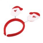 Red Santa Headband/Christmas Hairband/Santa Hair Band - Image 3