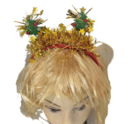 1 pc Christmas theme hairband, snowman hair accessories, Hair tie for Kids, christmas costume, merry christmas santa, Return Gift ideas for Girls - Image 2