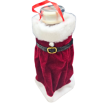 Santa Coat Bottle Cover 20 × 13 cm – Christmas Wine Bottle Jacket - Image 4