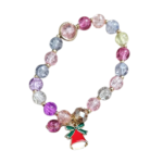 Christmas Hair Accessories Gift Box for Girls | 3 Pairs Hair Pins, 2 Rubber Bands & 1 Bracelet | Santa & Xmas Theme Hair Set for Kids | Holiday Gifting & Party (Box 3) - Image 4