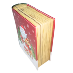 Metal Secret Storage Book Box 12 × 10 × 4 cm – Christmas Santa & Reindeer Design - Image 5