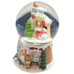 Musical Snowman Snow Globe – 17 x 12 cm Multi-Color LED Light & Music - Image 6